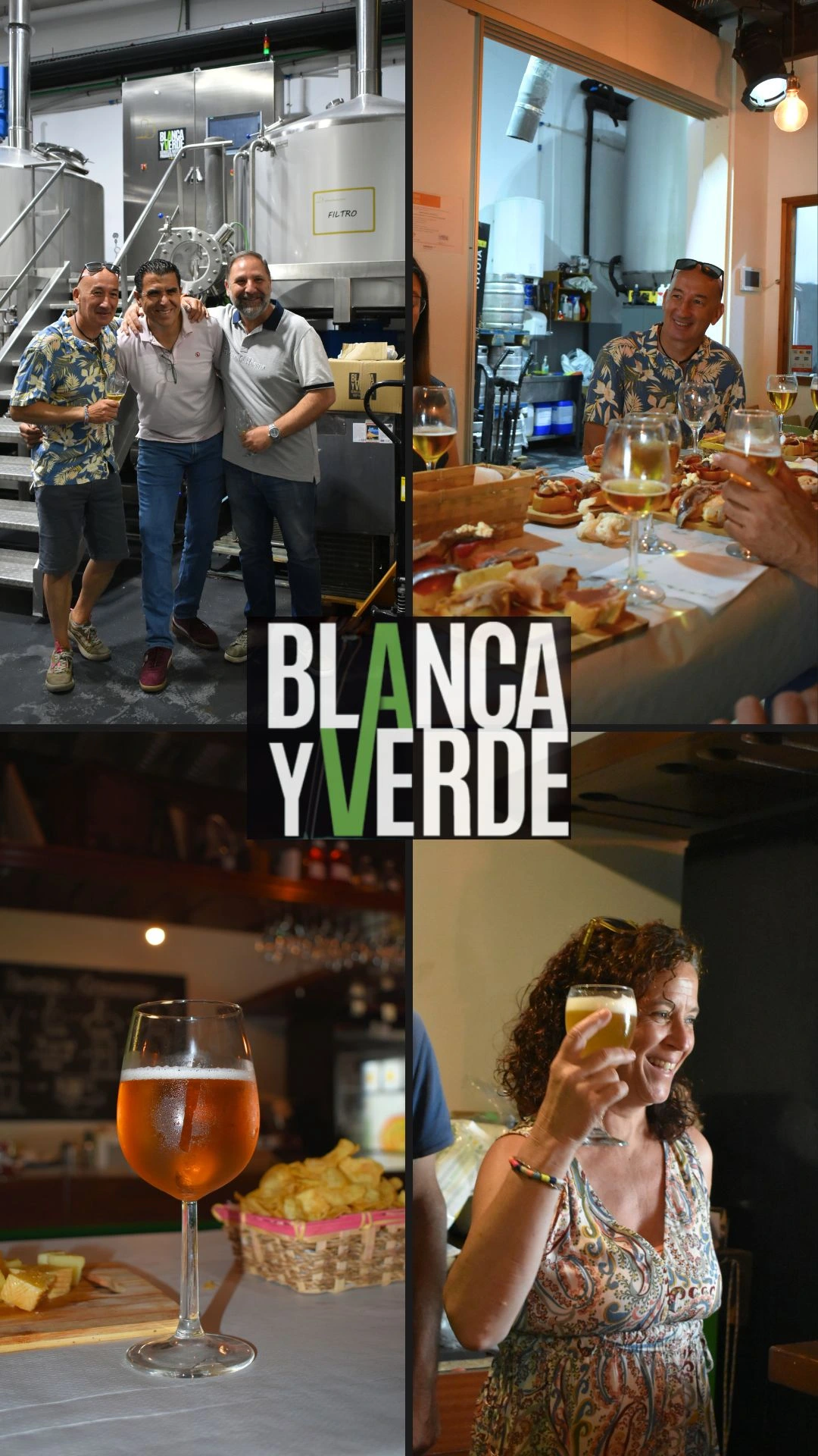 Cata de cerveza Blanca y Verde 